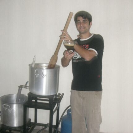 usando brewstand pra fazer cerveja