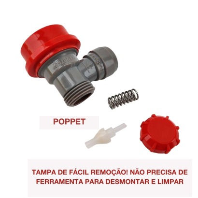 Conector Ball Lock - Duotight Gás - 5/16