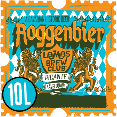 rotulo kit de receita de cerveja roggenbier 10 litros