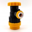  Conector Ball Lock Líquido - Duotight com Controle de fluxo 8mm